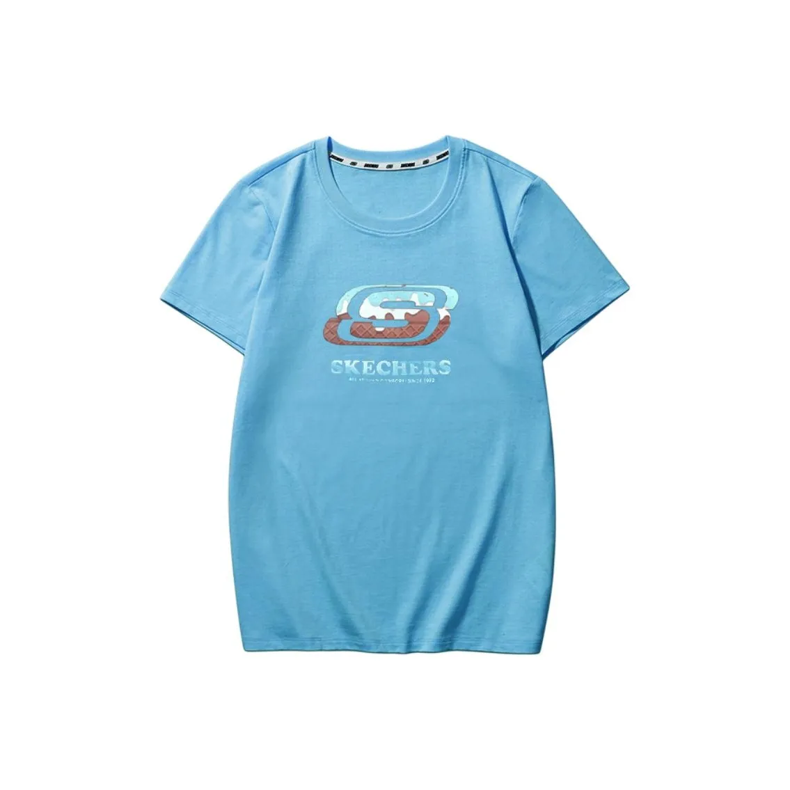 Skechers Colorful T-Shirt Унисекс Adriatic Blue 030N