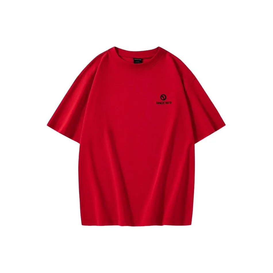 OUTDOOR PRODUCTS T Shirt Unisex Hot Flame Red