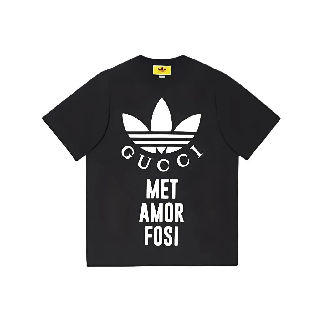 GUCCI x Adidas T Shirt Men's Black
