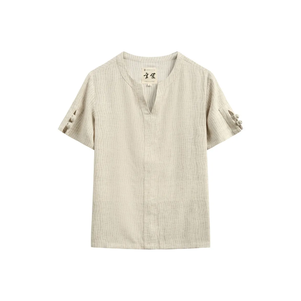 XUANSHENG T Shirts Men's Hemp