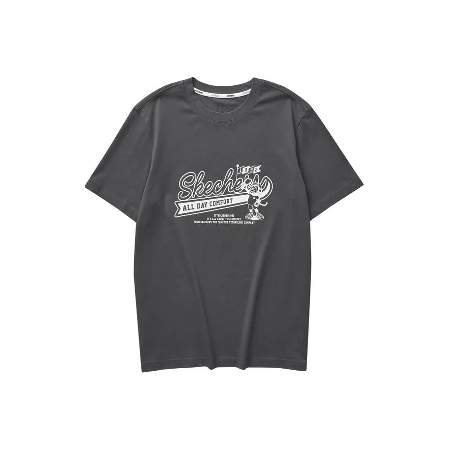 Skechers Funny Monster T Shirt Men's Forged Iron Gray