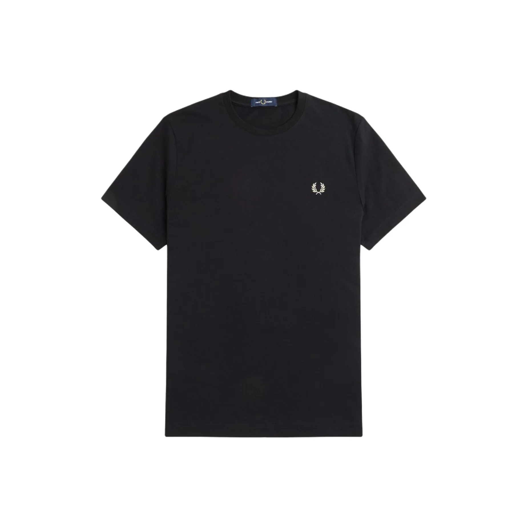 FRED PERRY Мужские черные T-рубашки