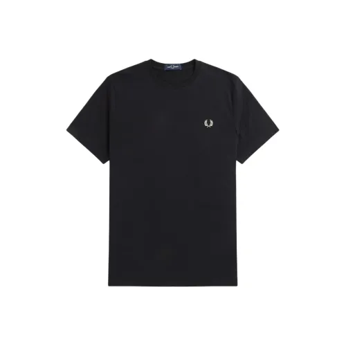 FRED PERRY Черная Мужская Рубашка T
