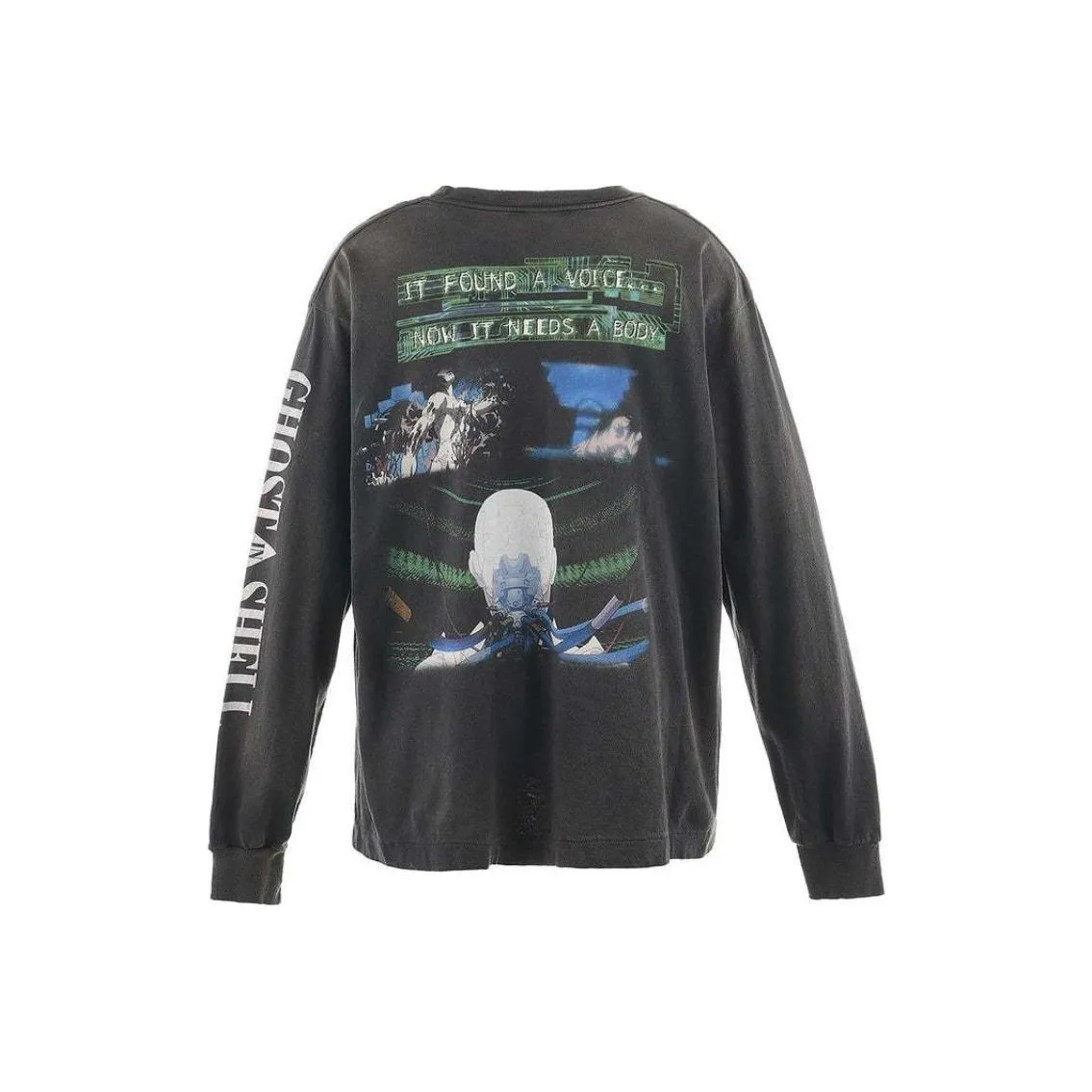 SAINT Mxxxxxx Attack on Titan Collaboration Черная Унисекс Футболка