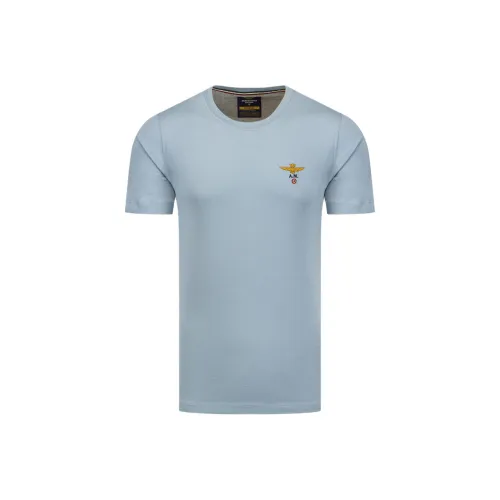 AERONAUTICA MILITARE Синяя Мужская Рубашка