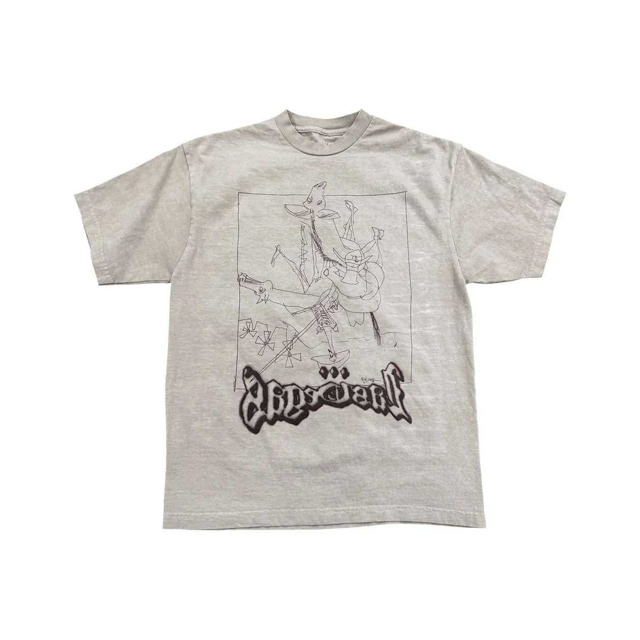 Travis Scott RALPH STEADMAN Collaboration T-Shirt Унисекс