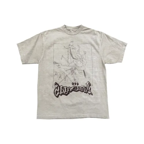 TRAVIS SCOTT RALPH STEADMAN Collaboration Белая Унисекс Футболка