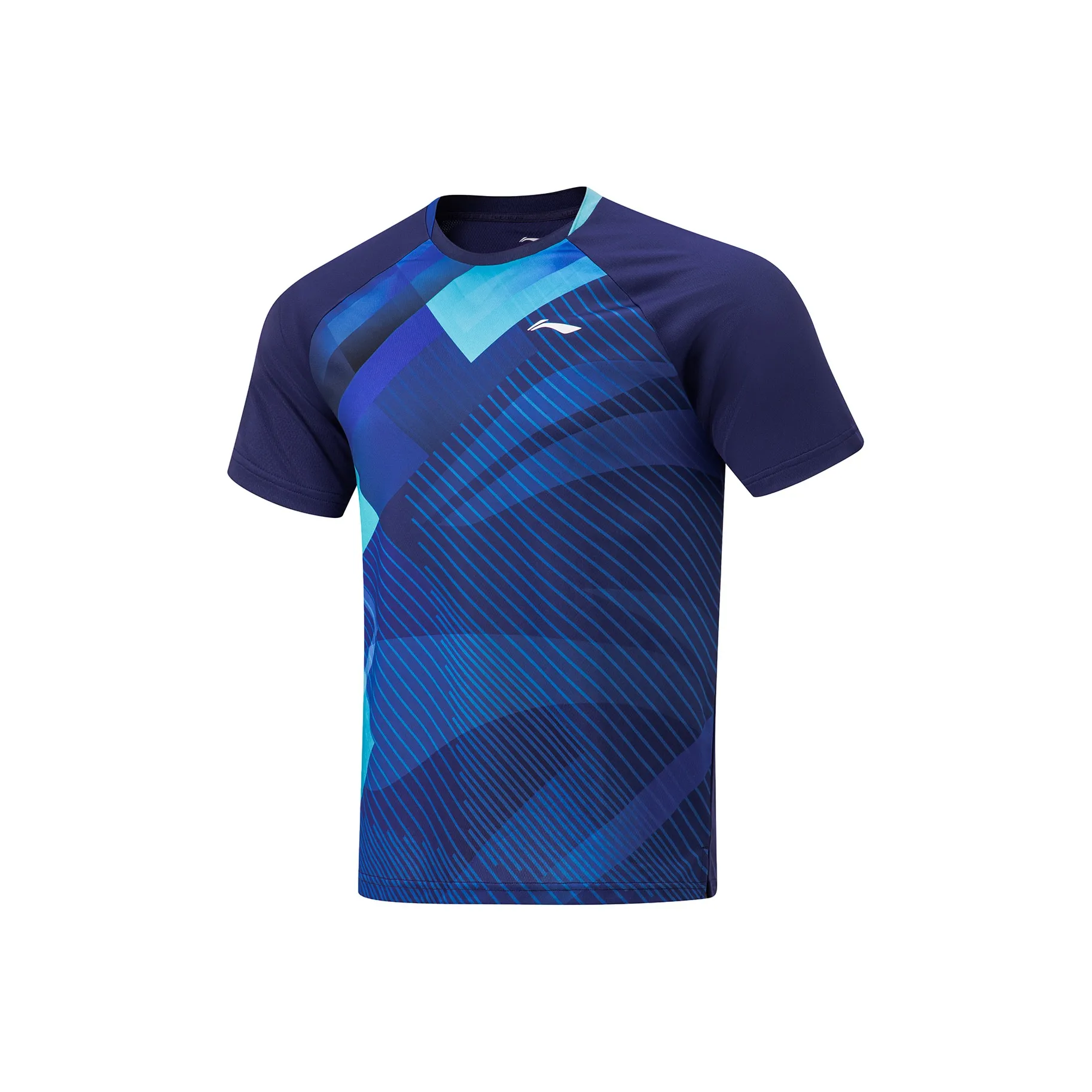 LiNing Table Tennis Series T Shirt Unisex Image Blue