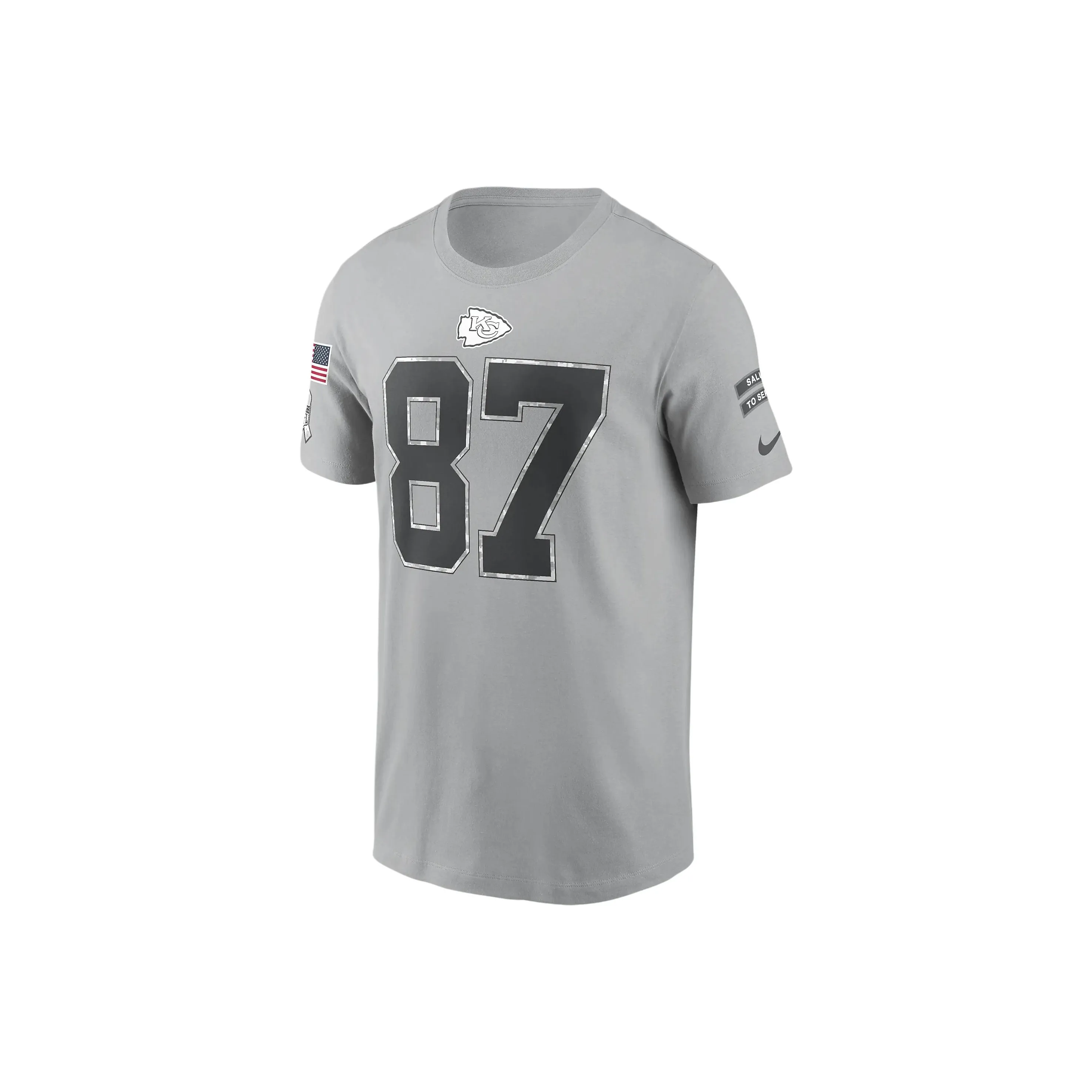 Nike Travis Kelce Kansas City Chiefs Salute To Service Men's Nike Nfl T Shirt