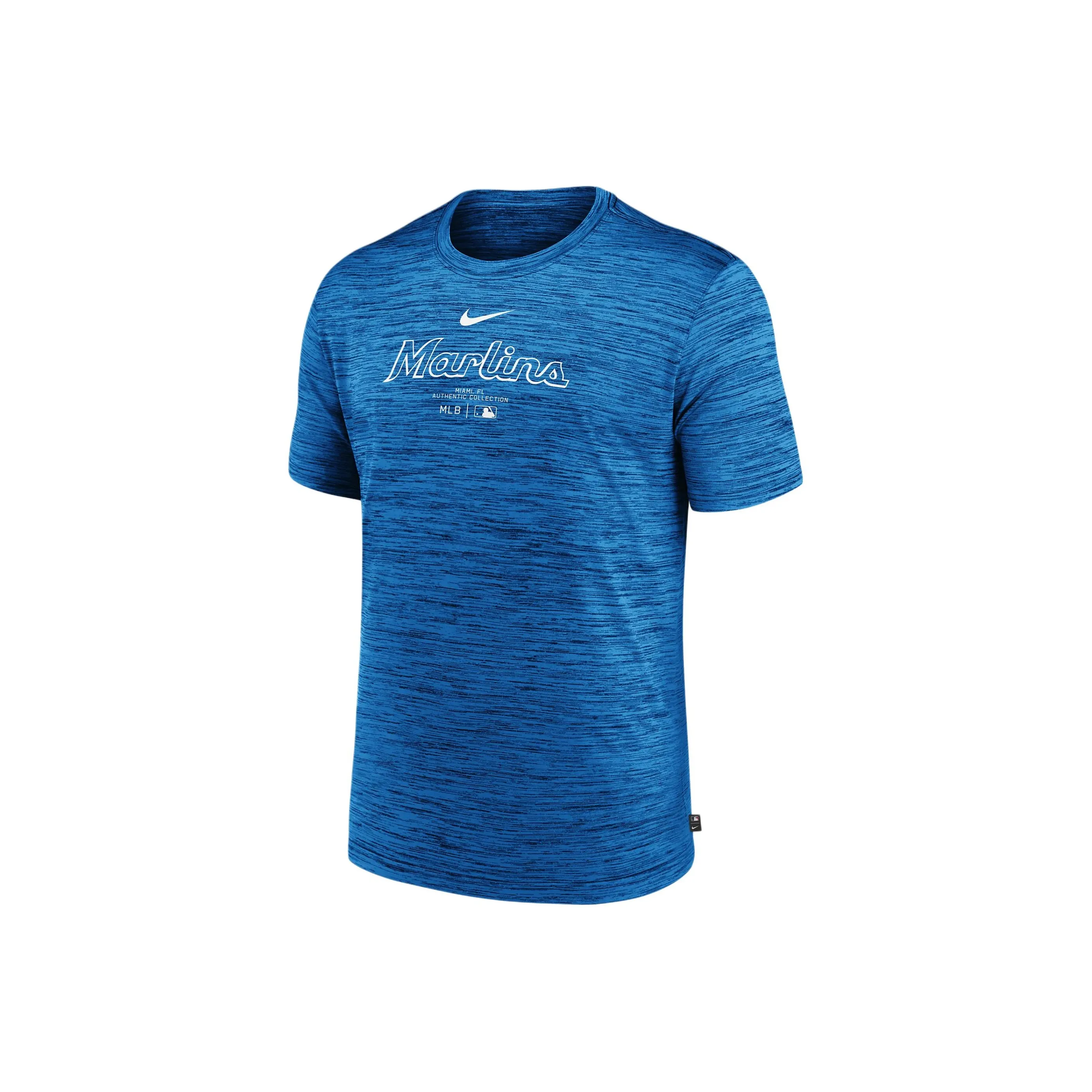 Nike Miami Marlins Authentic Collection Practice Velocity Men's Nike Dri FIT Mlb T Shirt