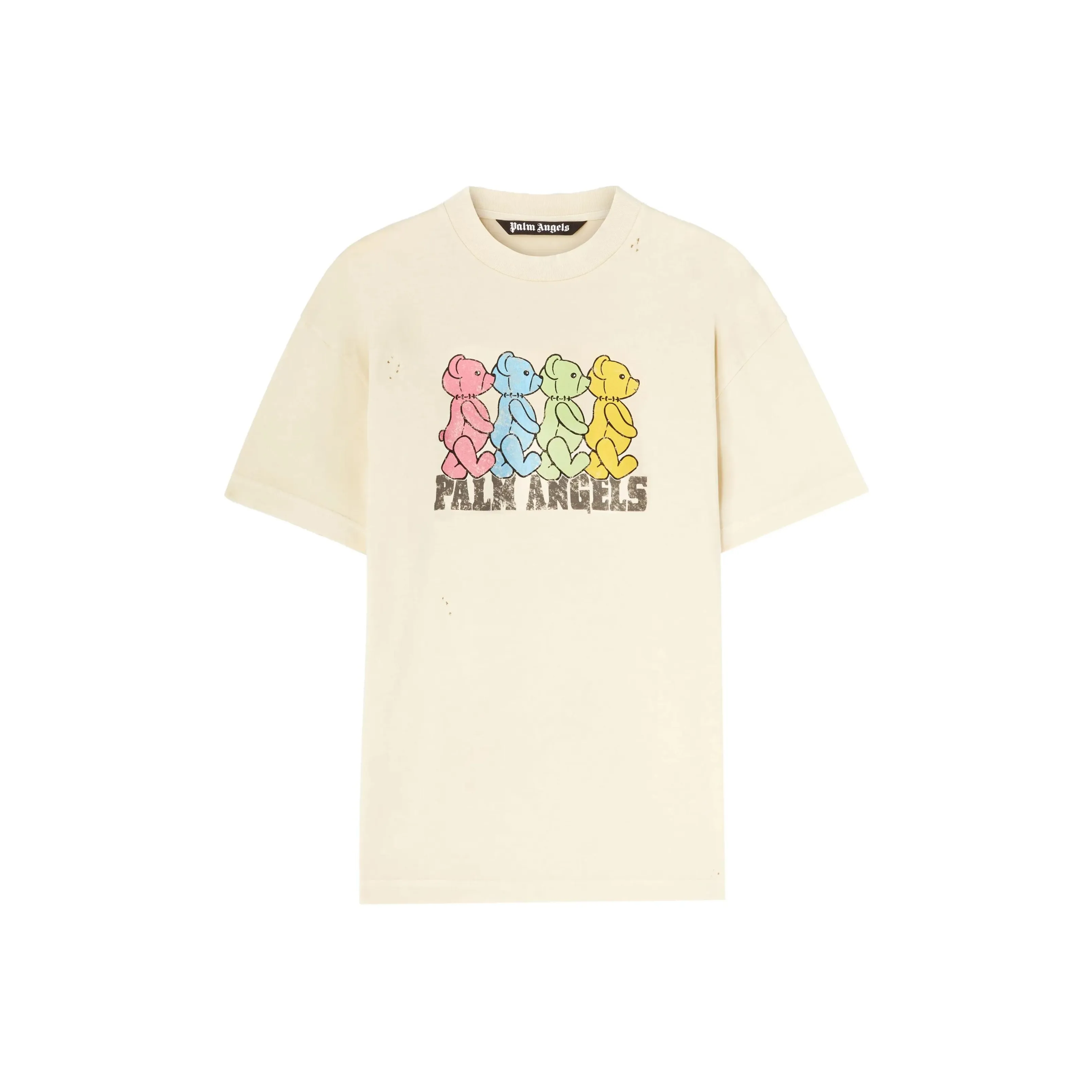 PALM ANGELS T-Рубашка Мужская Айвори Белая