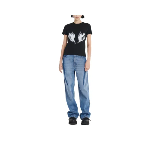 DION LEE Черный/Черный Унисекс Т-рубашка