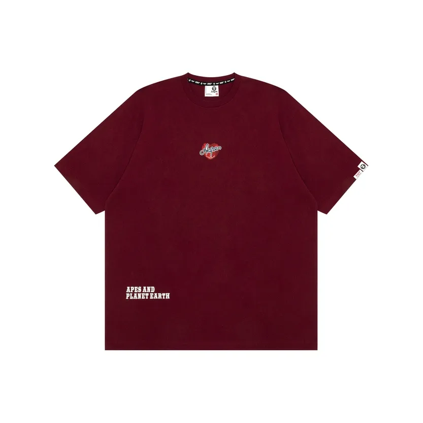 Aape SS25 T-Shirt Мужской Красный BDX