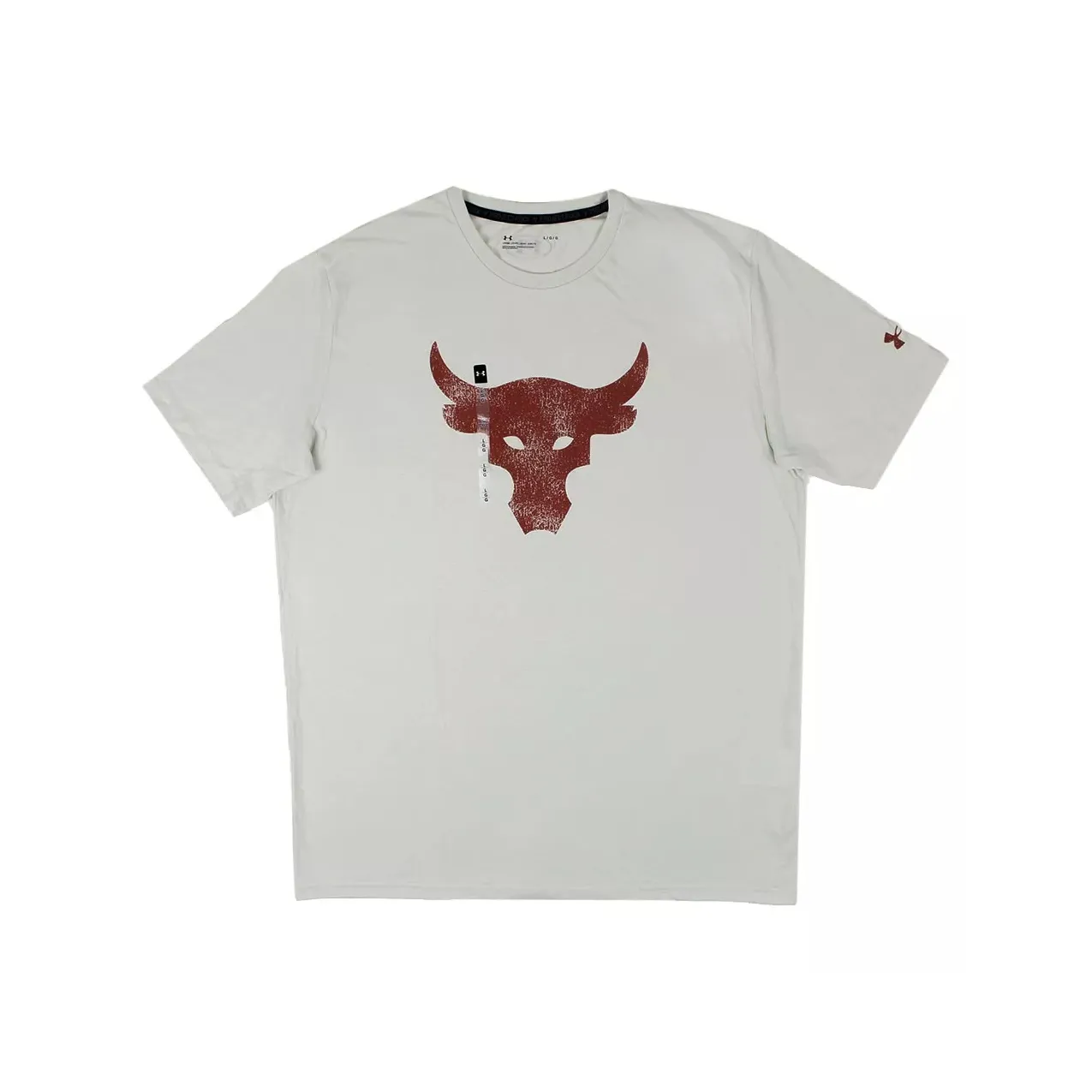 Under Armour ProjectRock Brahma Bull T Рубашка Мужская Айвори