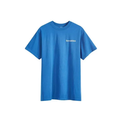 SPORTY & RICH Blue Мужские Рубашки