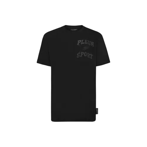 PLEIN SPORT Черная Мужская Рубашка