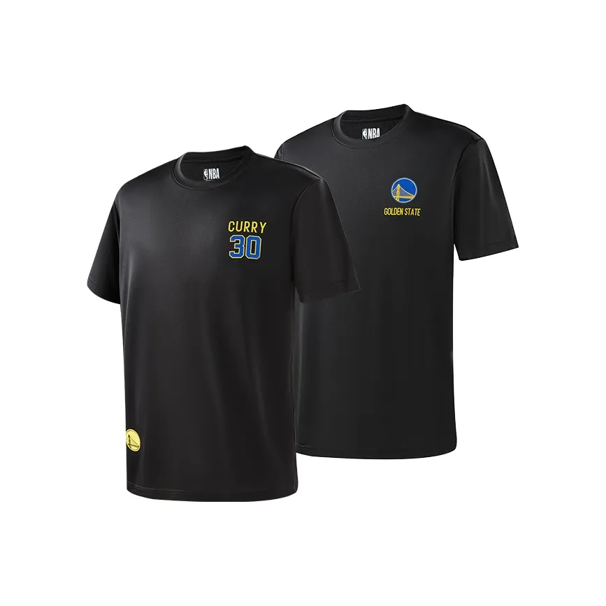 NBA Golden State Warriors T Shirt Unisex 2 Pack Black