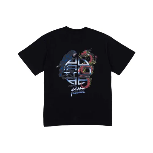 PATTA DOE Co Фирменная черная унисекс футболка