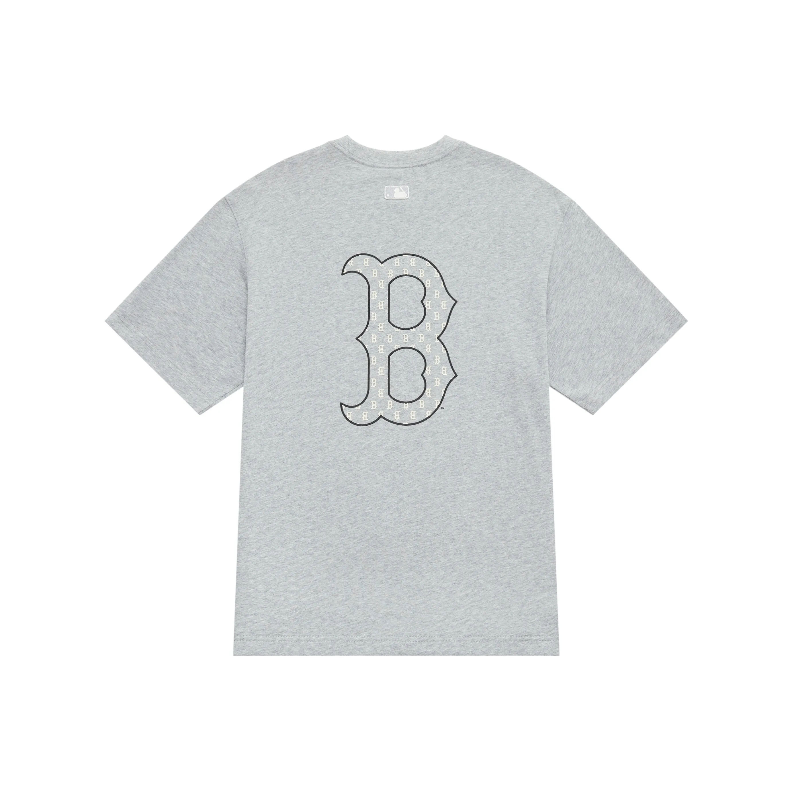 MLB Boston Red Sox Монограмма BIG Luxe Overfit T-Shirt Унисекс Фотиния Серый