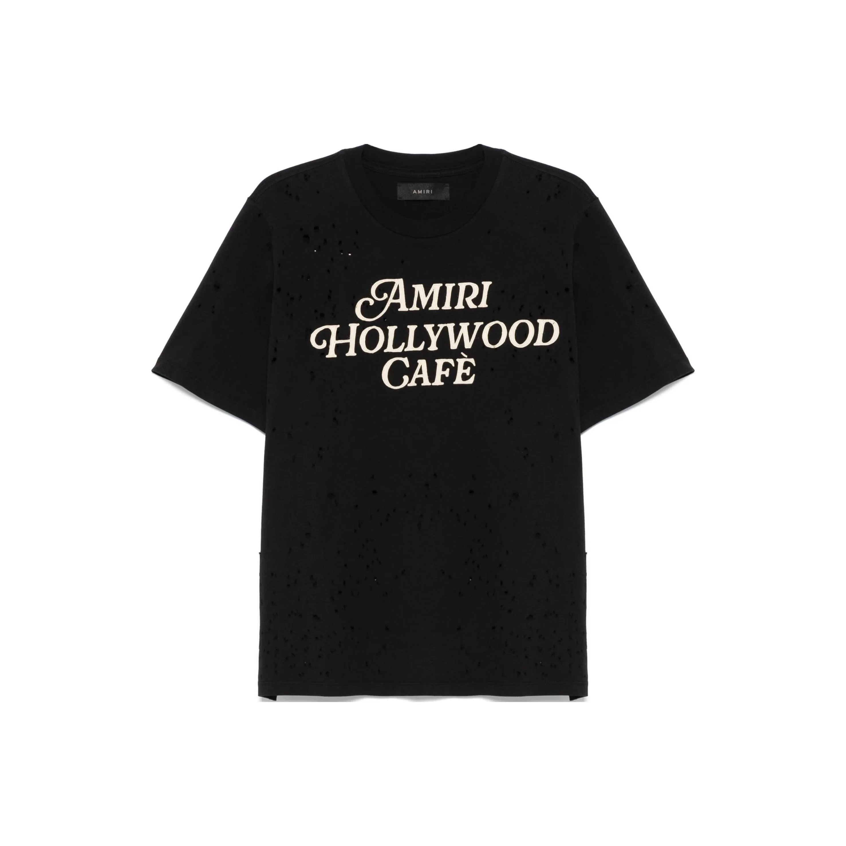 AMIRI Logo Printed Crewneck T Shirt