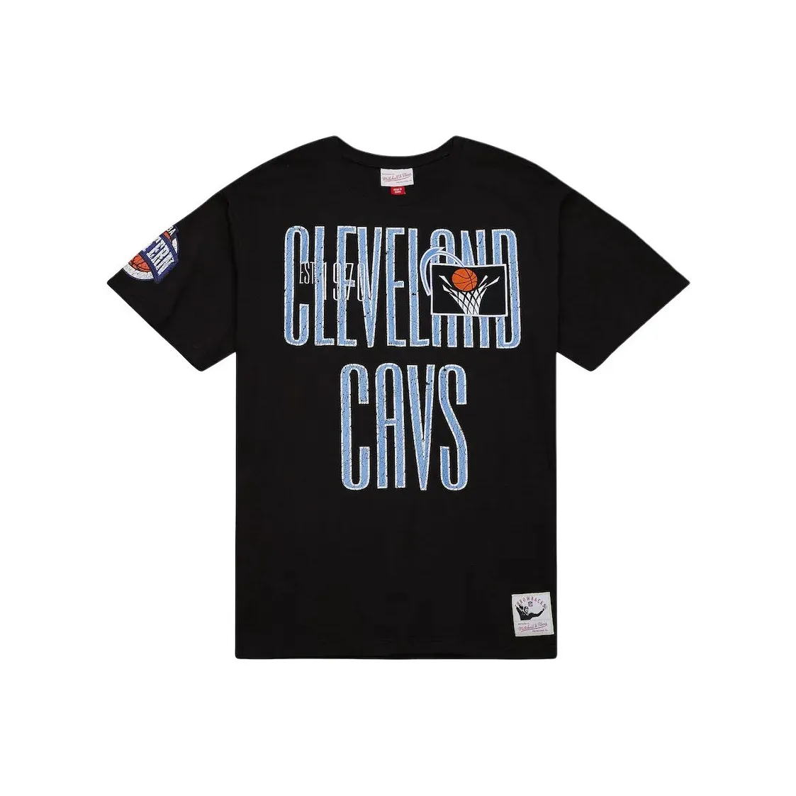 MITCHELL NESS X NBA Cleveland Cavaliers Футболка Мужская Черная