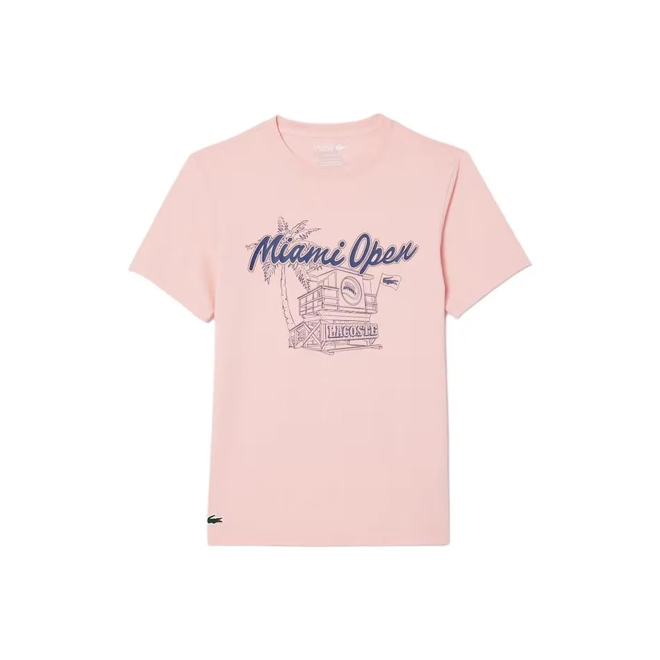 LACOSTE T-рубашка T-рубашка Мужская Розовая