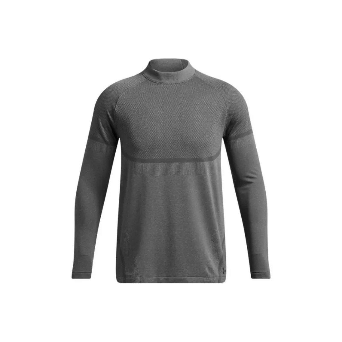 Under Armour RUSH SEAMLESS MOCK T-Shirt Men's Rhinoceros Gray