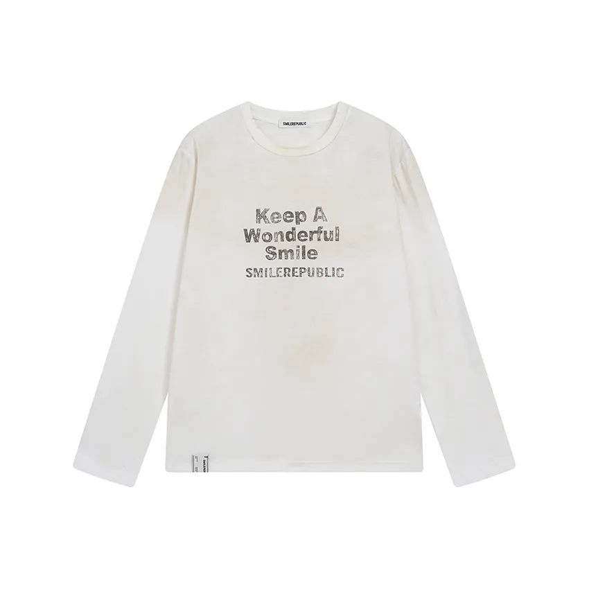 SMILEREPUBLIC WASH TO MAKE OLD BAGGY T Shirt Unisex
