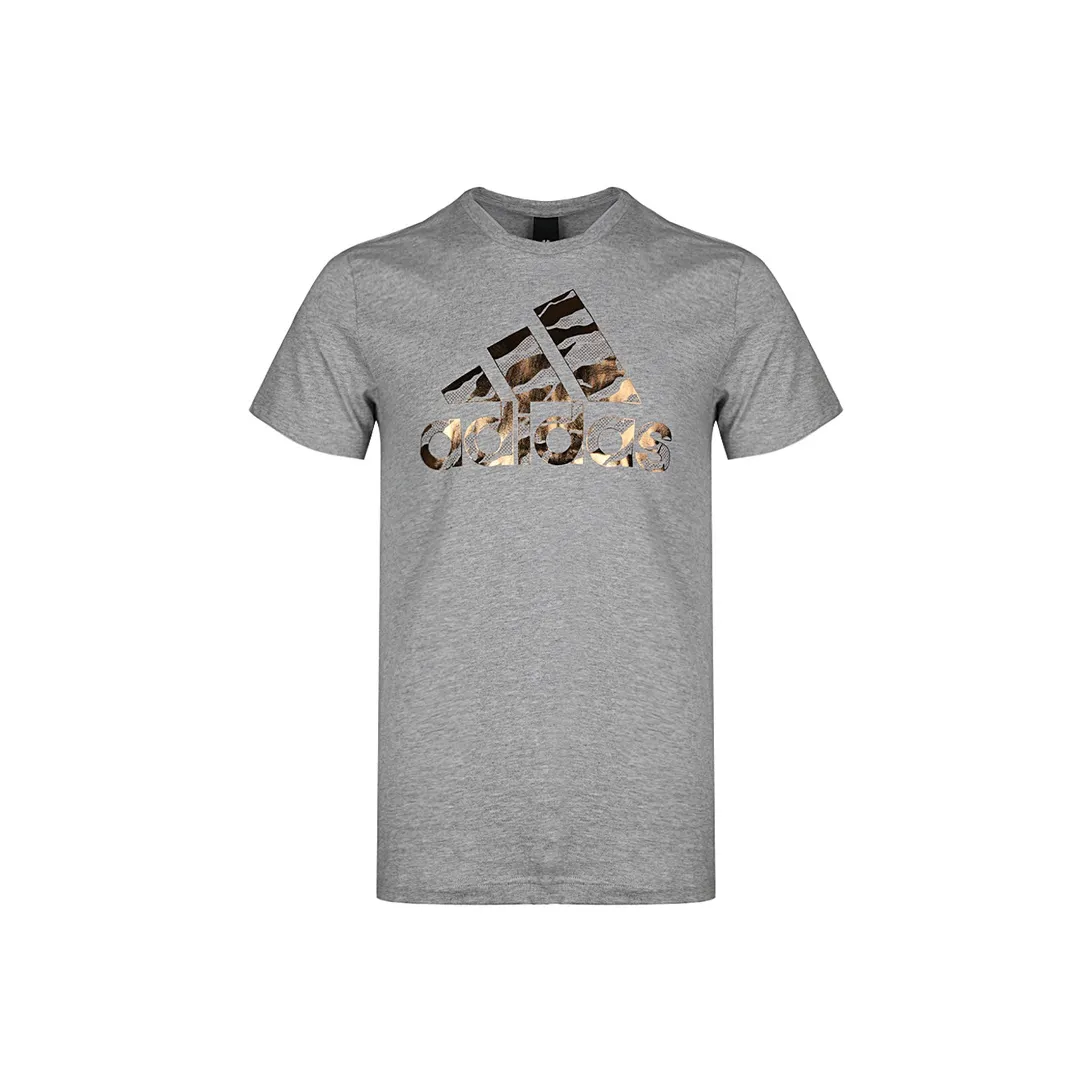 Adidas Bos Фольга CAMO T Рубашка Мужская Серый