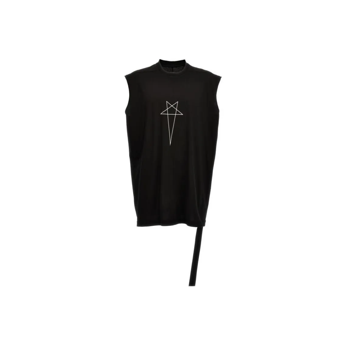 RICK OWENS Graphic print Cotton Tank Top
