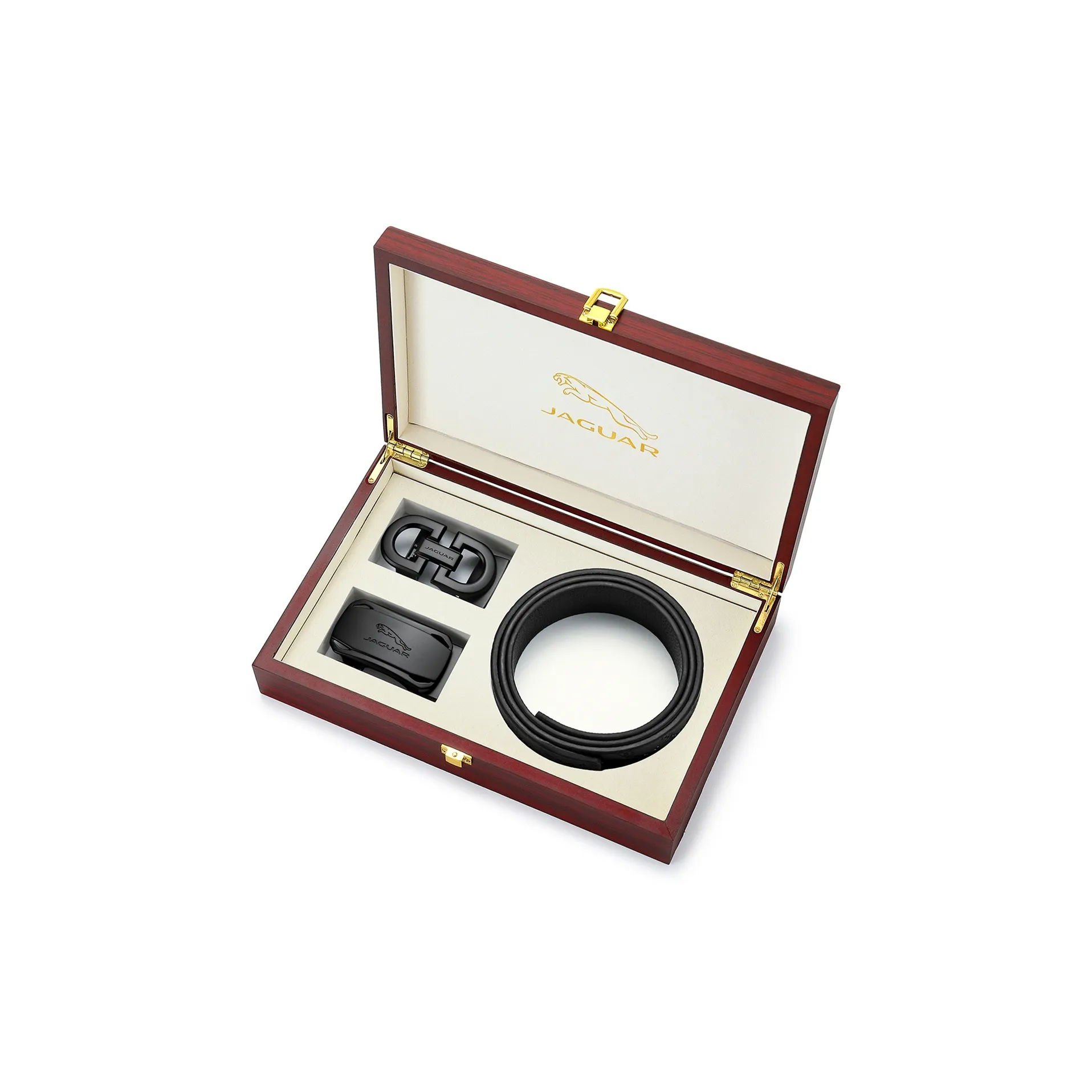 JAGUAR Ремни из натуральной коровьей кожи мужской черный ширина 3,5 см