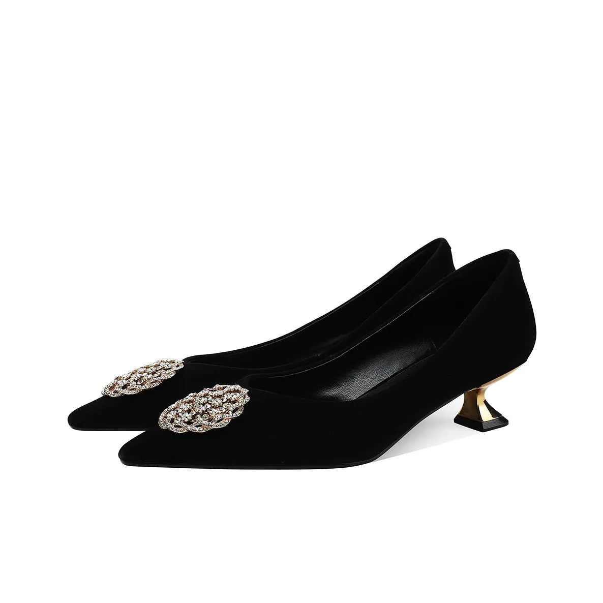 FMM Узкий каблук Высокие каблуки Женские Черный