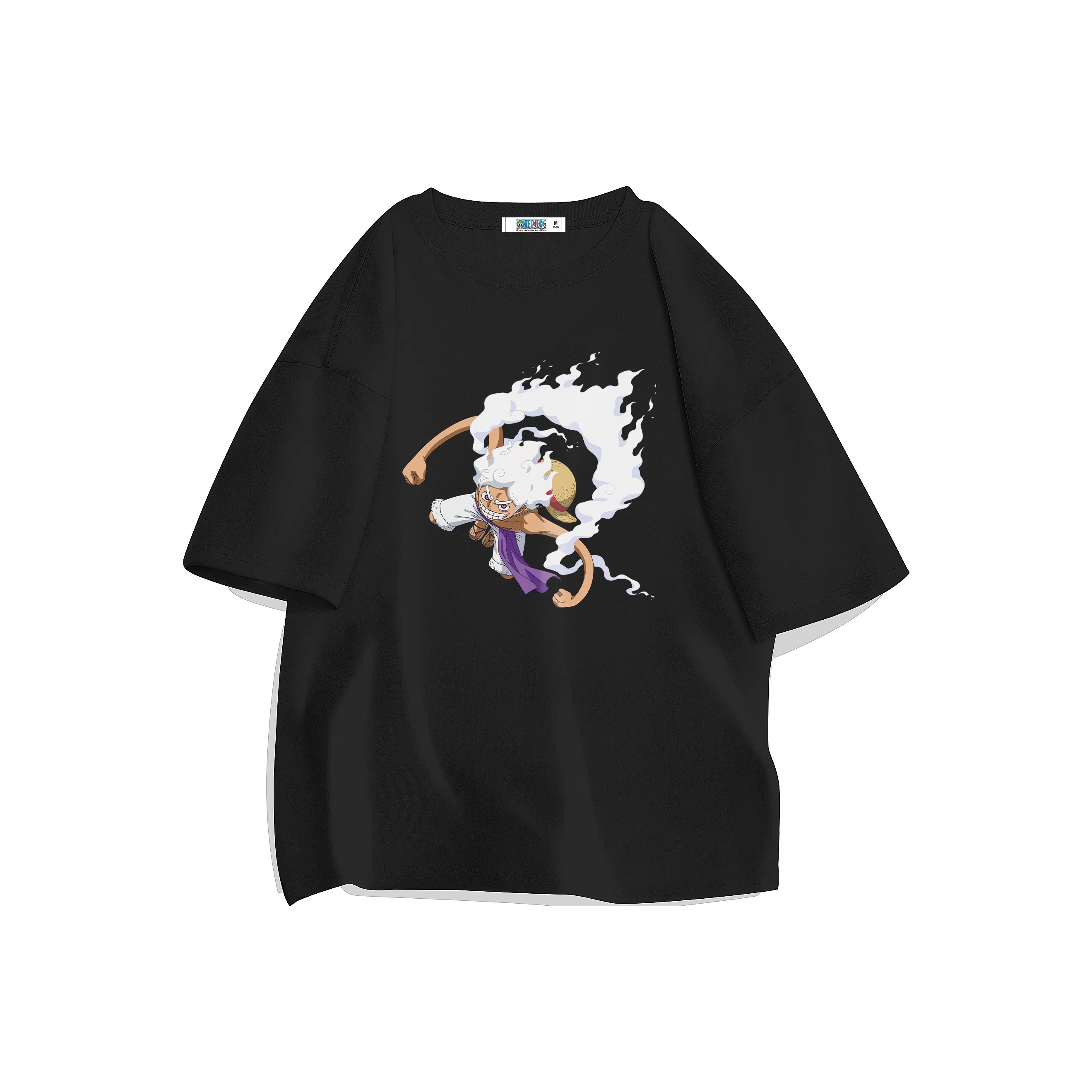 ONE PIECE Students' Повседневный Короткий рукав T-рубашки Мужской Однотонный Базовый