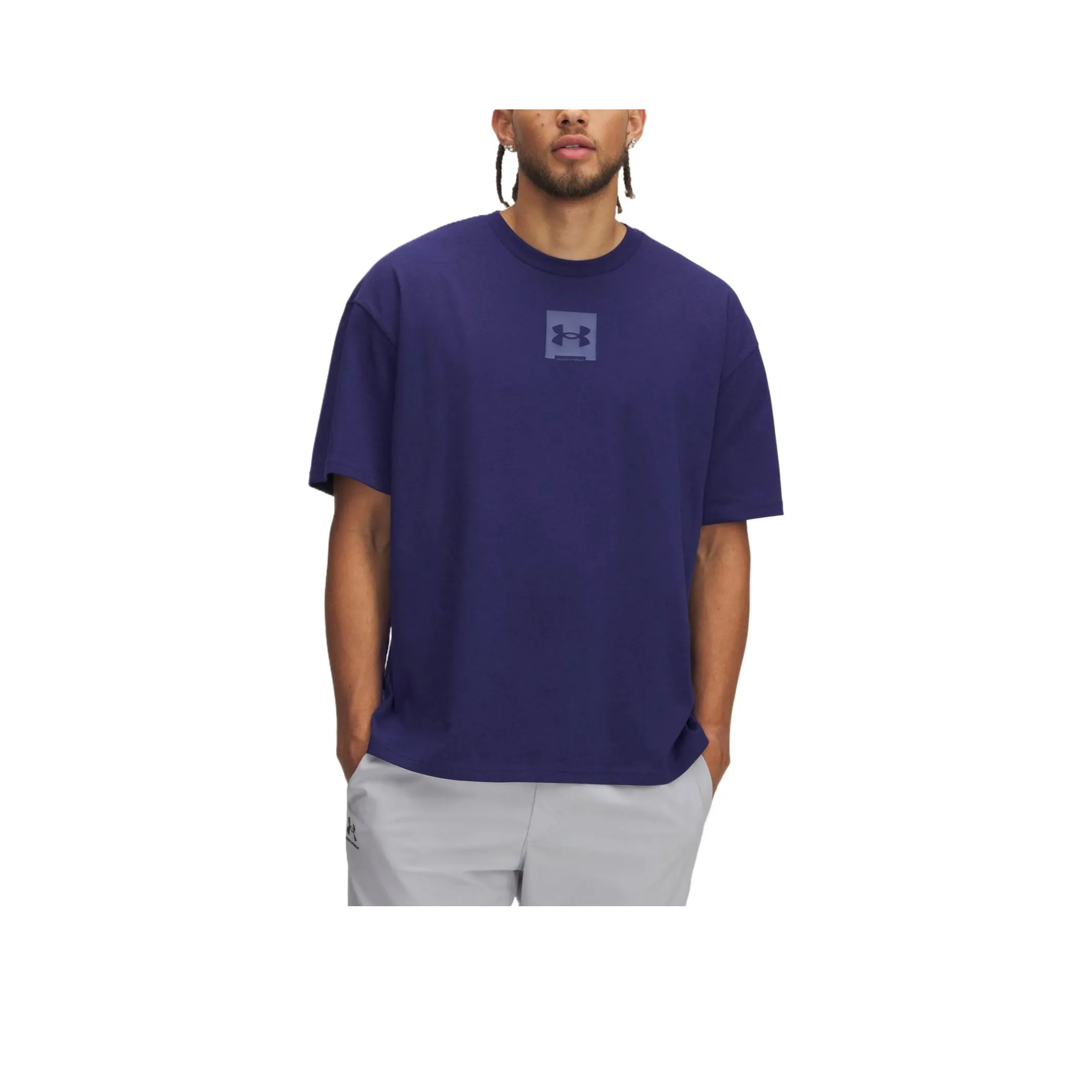 Under Armour T Shirts Men Marine Blue 410