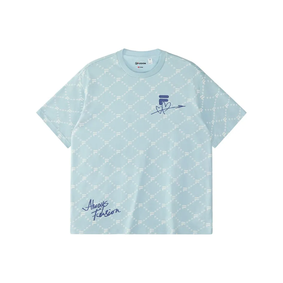 FILA FUSION FOB T Shirt Unisex Light Teal