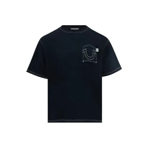 True Religion Черная Унисекс Футболка