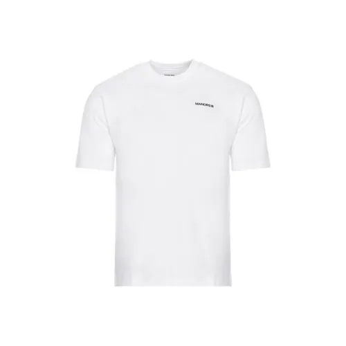 MANORS GOLF APPAREL Белая Мужская Рубашка
