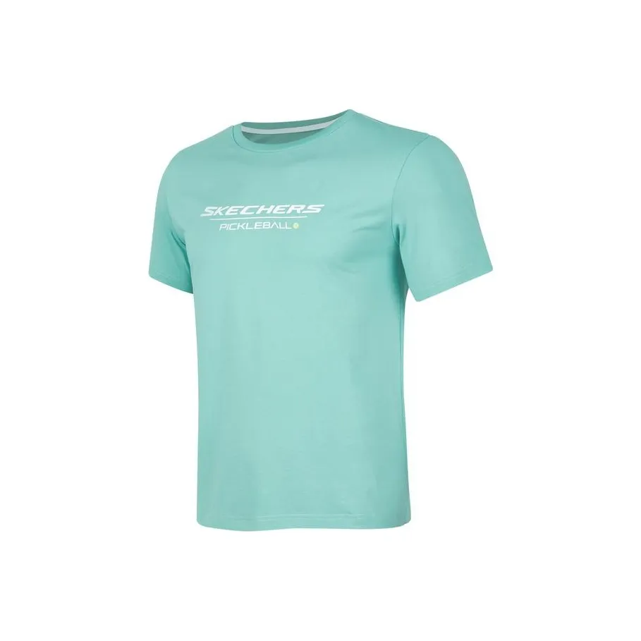 Skechers T-Shirt Мужской Горчично-зеленый