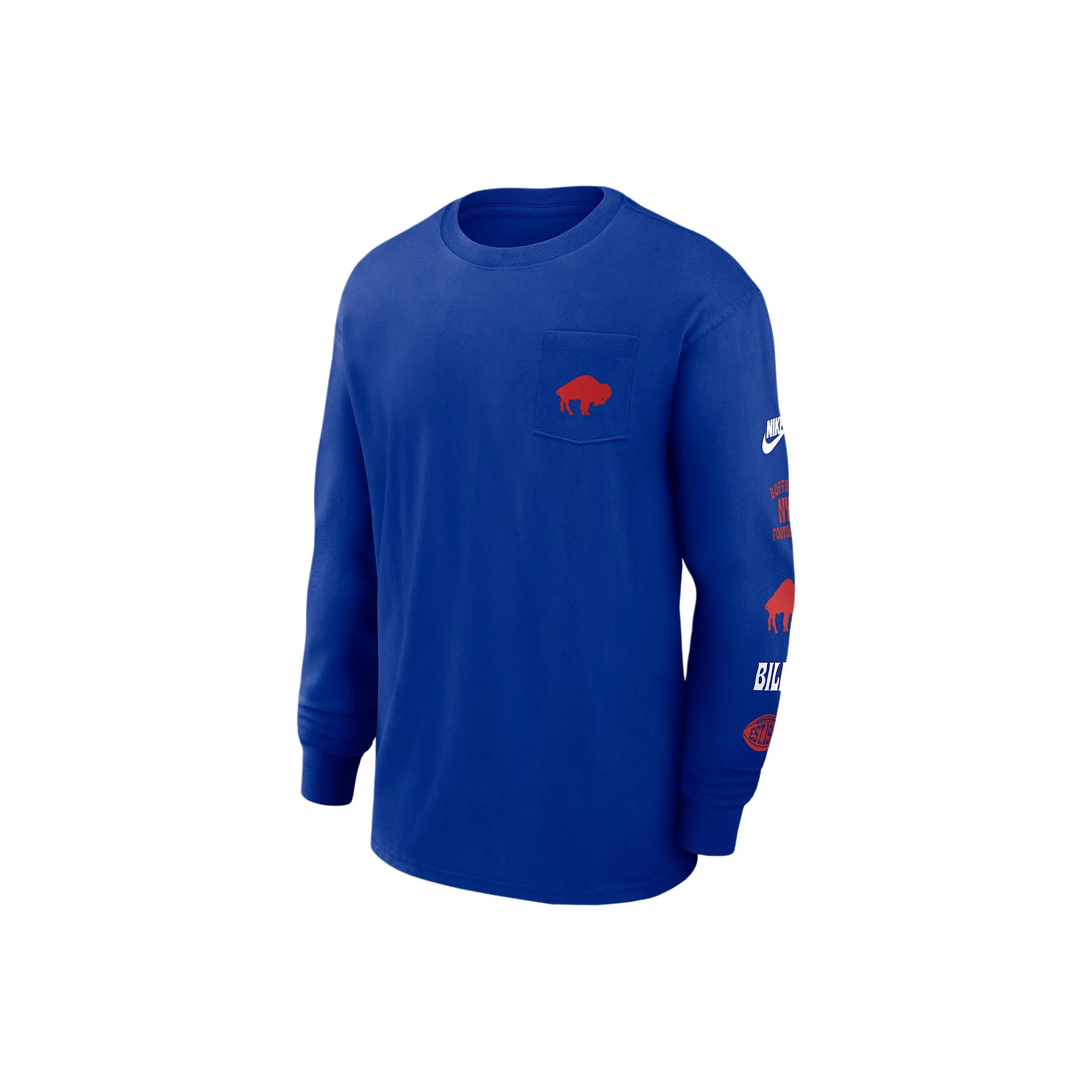 Nike Buffalo Bills Rewind Max90 Pocket Men's Nike Nfl Long Sleeve T Shirt