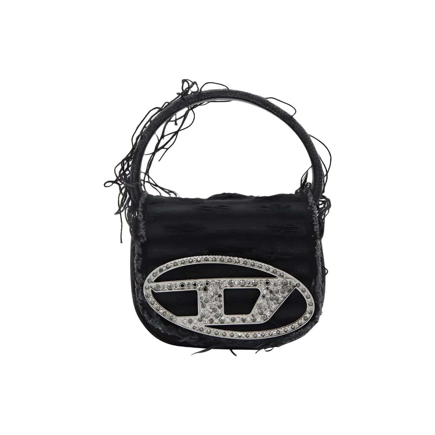 DIESEL 1Dr Xs Embellished Distressed Mini Tote Bag