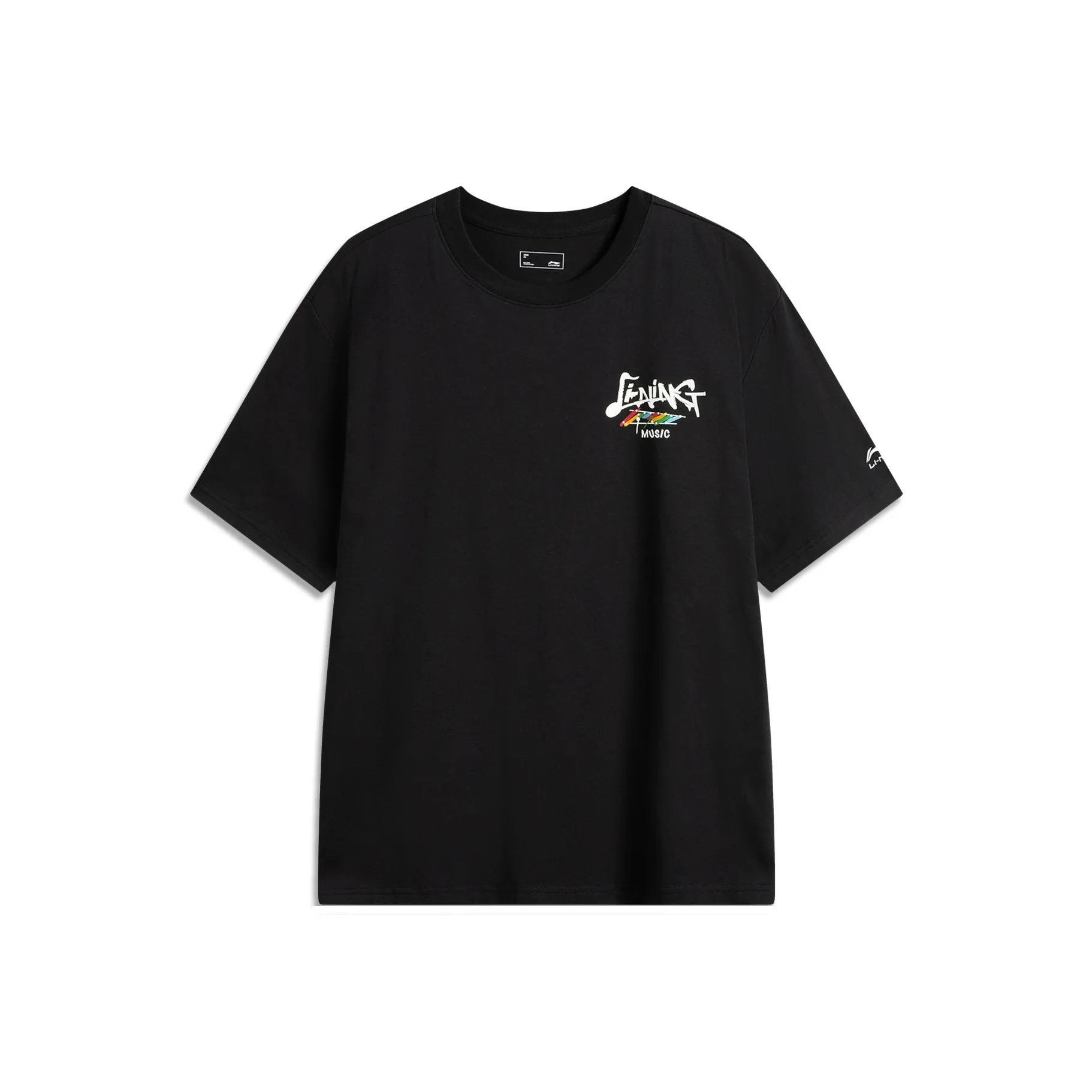 LINING Sports Life Collection Футболка Унисекс Черная