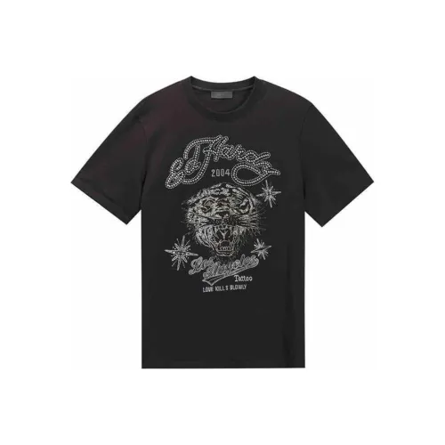 Ed Hardy Черная Мужская Рубашка