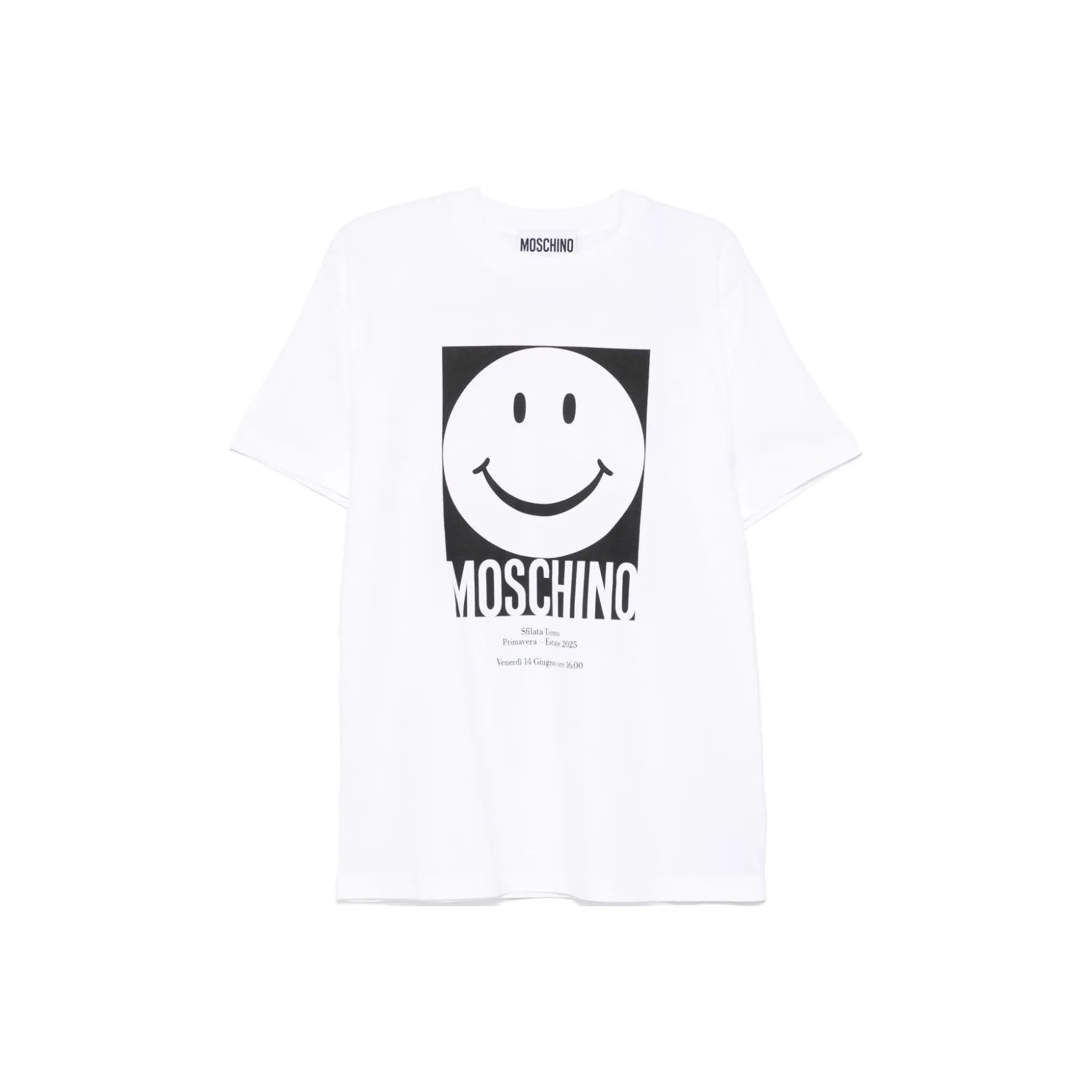 MOSCHINO Smiley motif T shirt