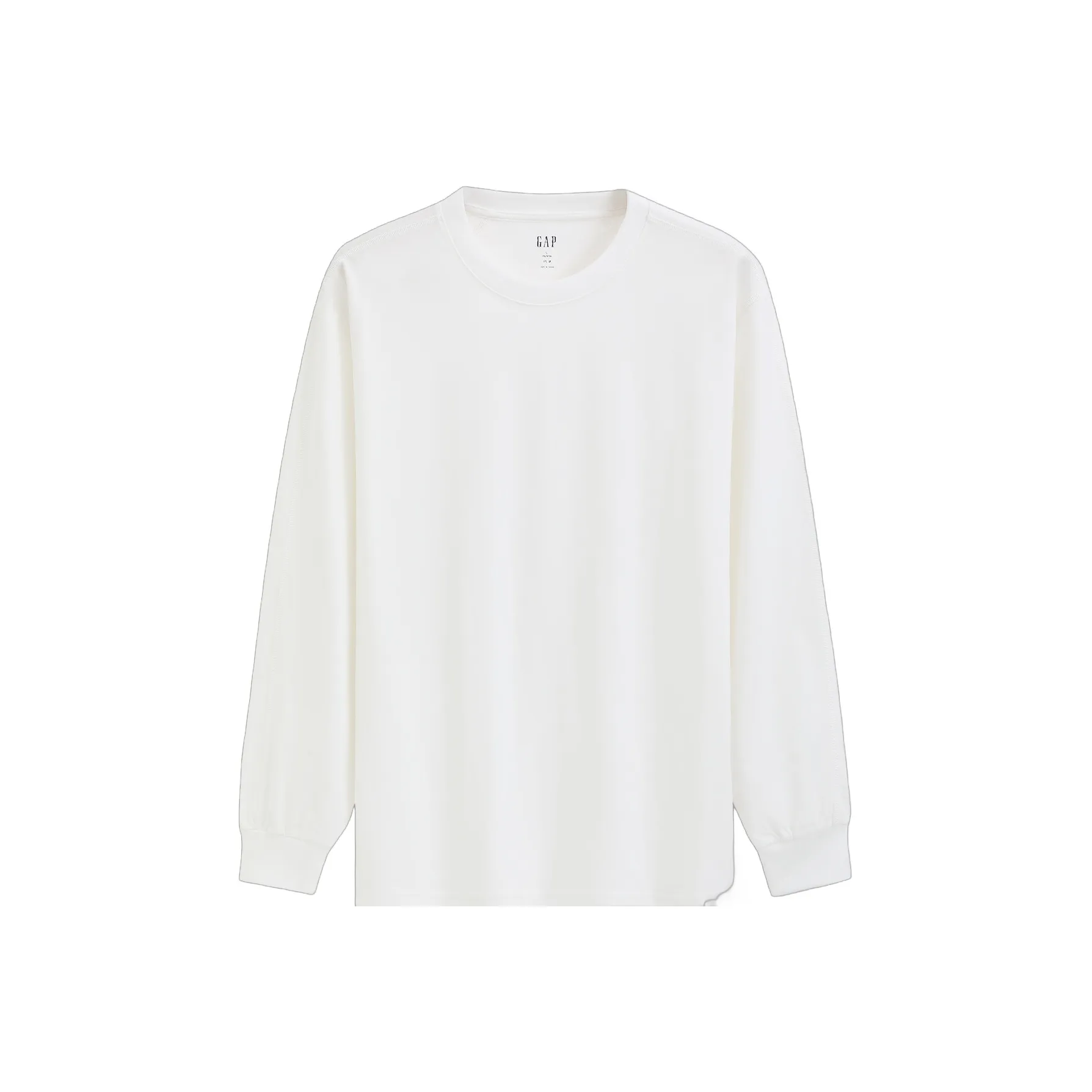 GAP Весна T-Рубашка Свободный крой Гладкий Внутренний топ Унисекс