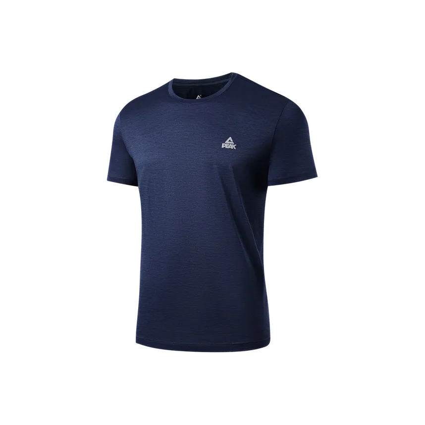 PEAK T Shirt Men's Dark Blue Heather