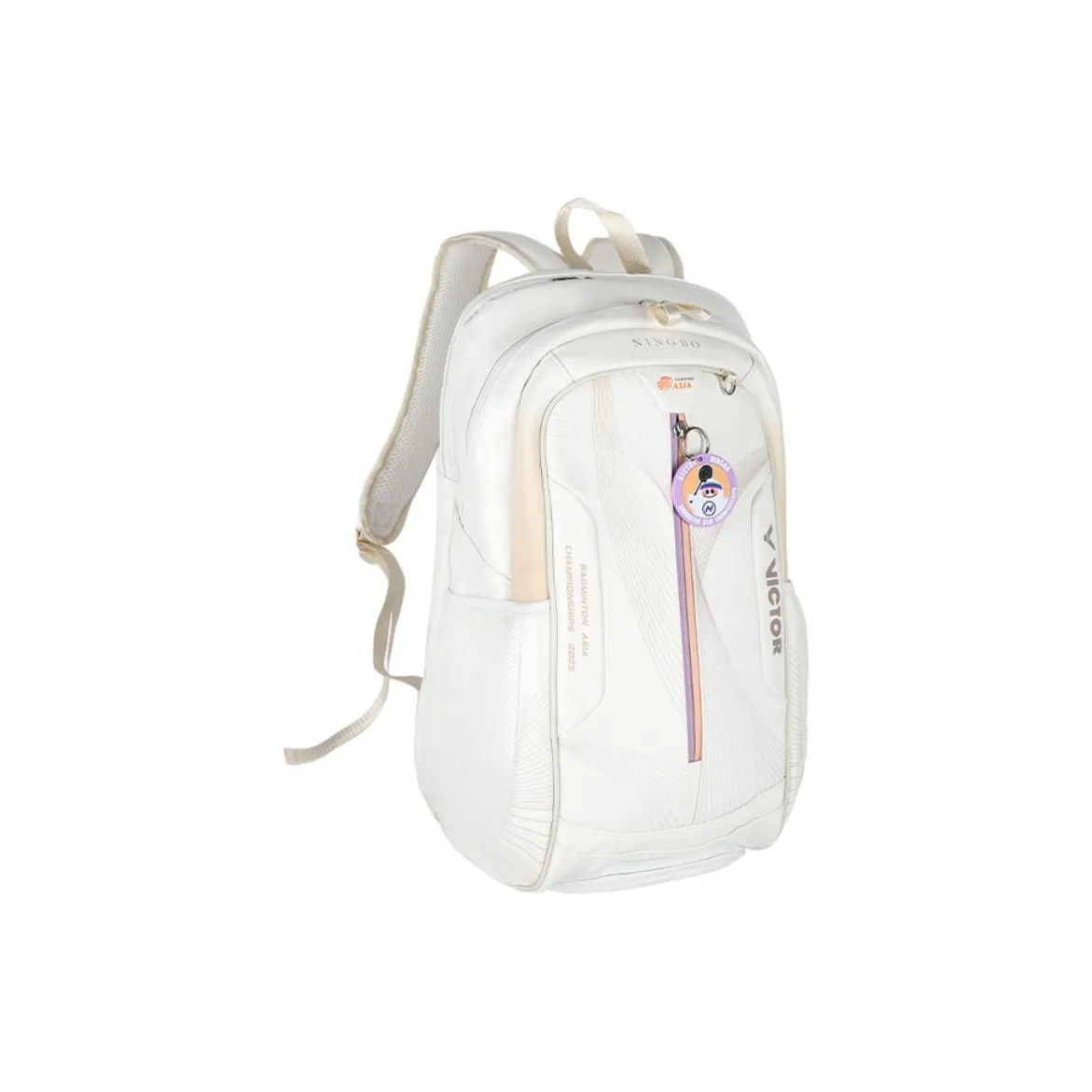 VICTOR Asian Badminton Championship Collection ПУ (полиуретан) с полиэстером рюкзак унисекс белый звездно-белый