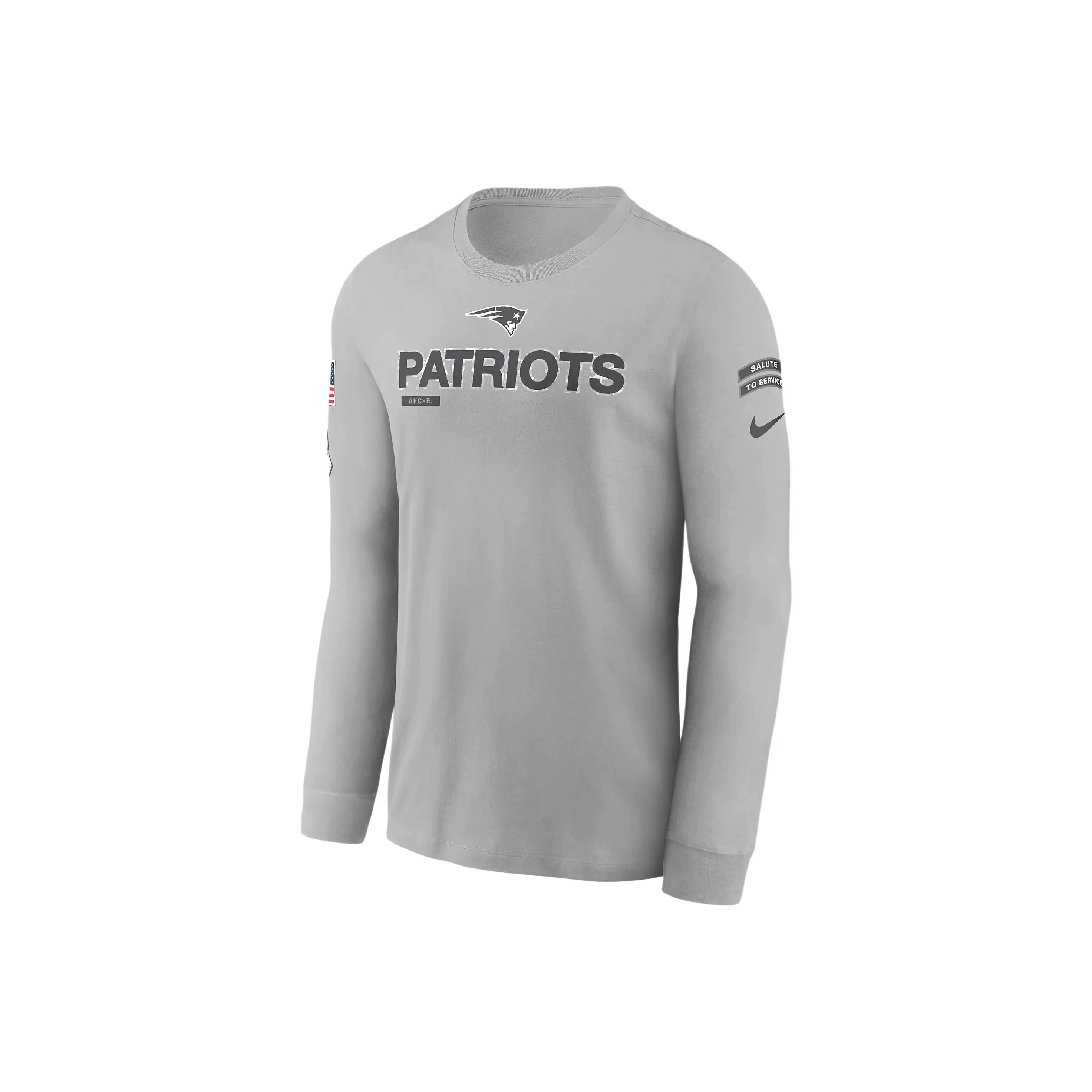 Nike New England Patriots Salute To Service Mascot Edge Legend Men's Nike Nfl Long Sleeve T Shirt