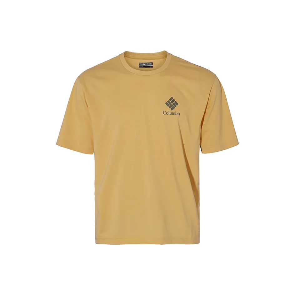 Columbia Быстросохнущая рубашка мужская цвет желтый