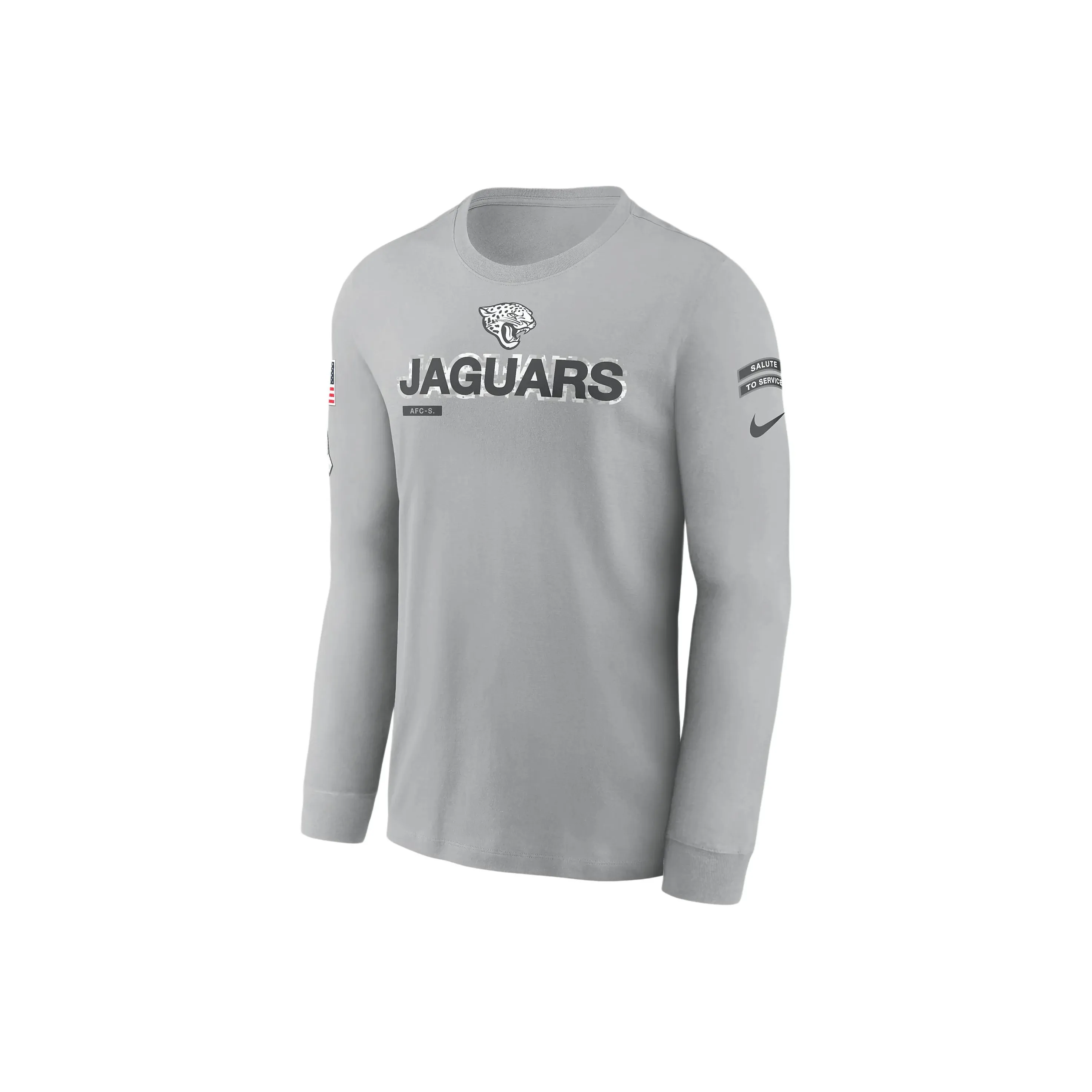Nike Jacksonville Jaguars Salute To Service Mascot Edge Legend Men's Nike Nfl Long Sleeve T Shirt