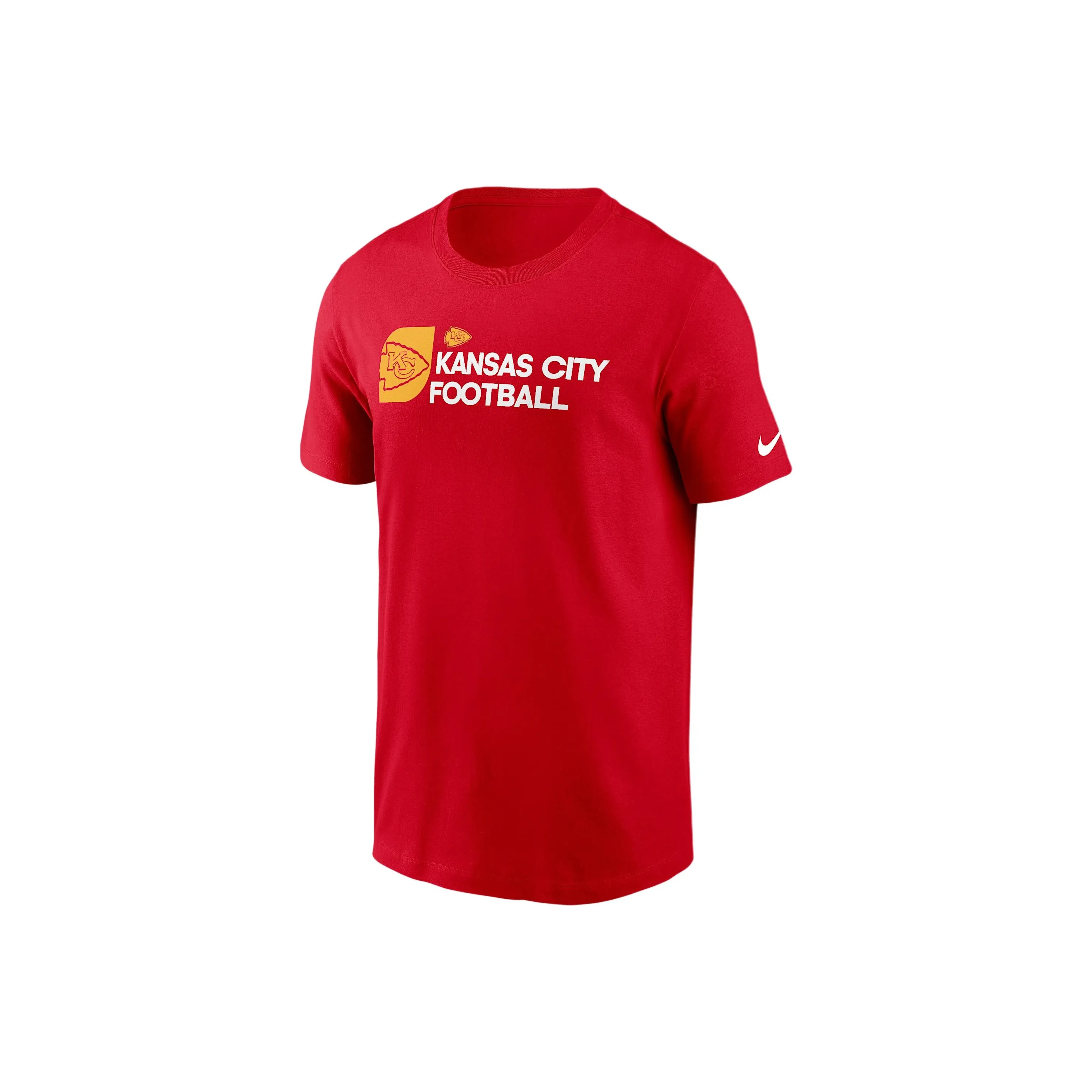 Nike Kansas City Chiefs Team Outline Essential T Shirt Men's Nike Nfl T Shirt